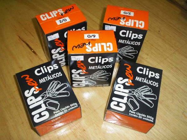 CAIXA CLIPS GALVANIZADO 6/0