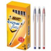 CANETA BIC CRISTAL FINA - COD 259